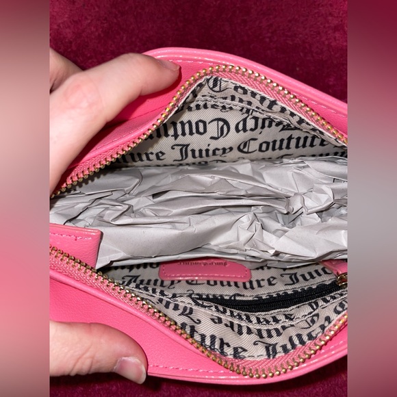 Juicy Couture Pink Bedazzled Shoulder Bag Purse NWT - Picture 4 of 6